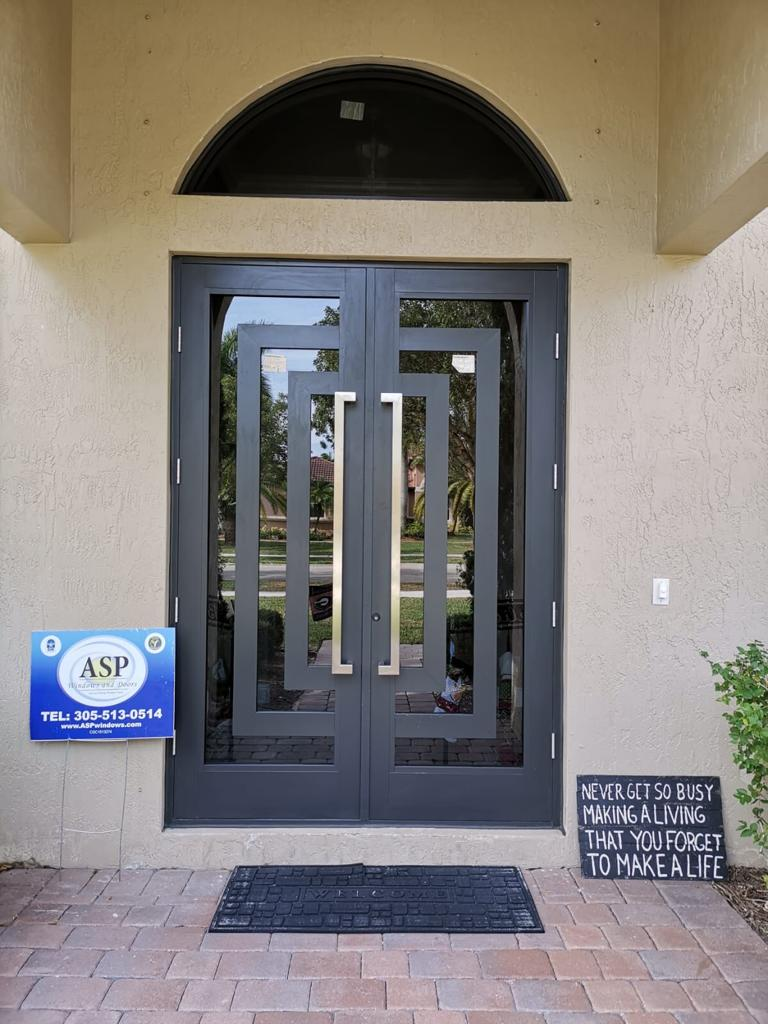 Impact windows installed on a home